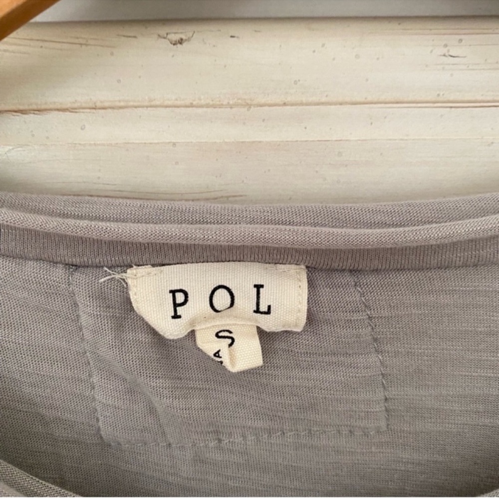 POL Boho Patchwork Slub Cotton Tee - image 4